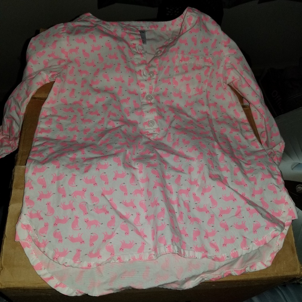 Toddler girls  baby doll shirt